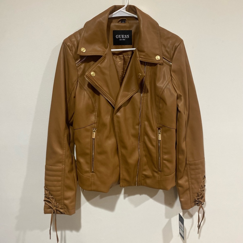 Beautiful guess leather jacket - BRAND NEW! ✨
